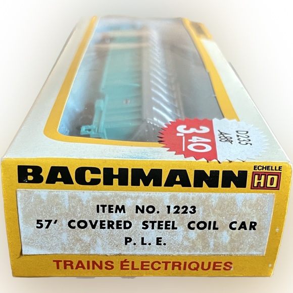 Bachmann “57’ Covered Steel Coil Car P.L.E.” Freight Train Car - Picture 2 of 4